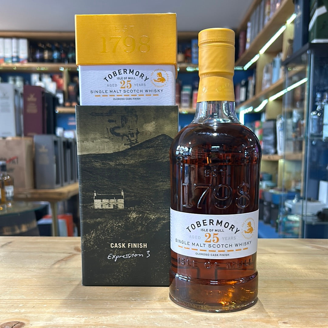 Tobermory 25 Year Old Cask Finish Expression 3 70cl 48.1%