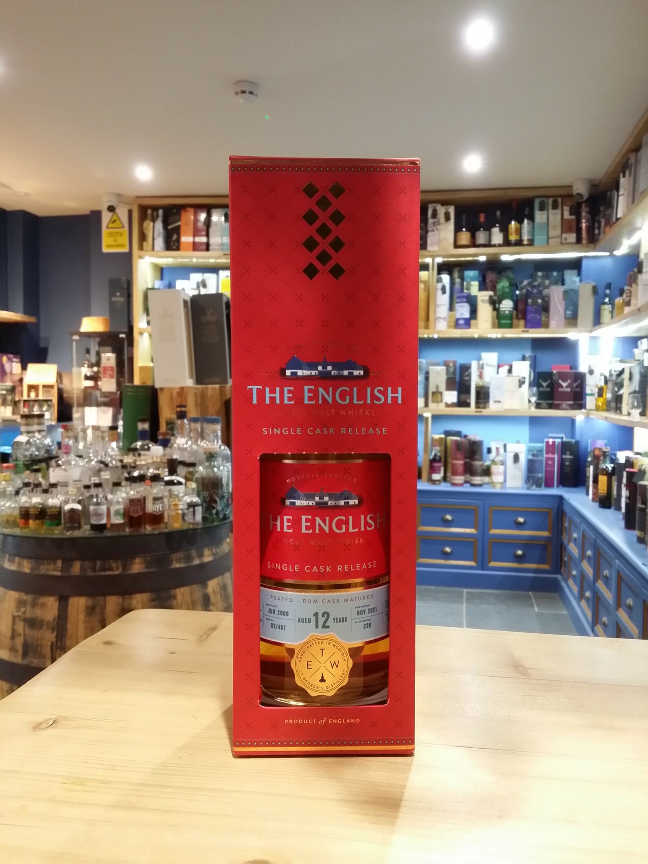 English Single Cask Release Peated Rum Cask Matured Aged 12 Years 51.4% 70cl