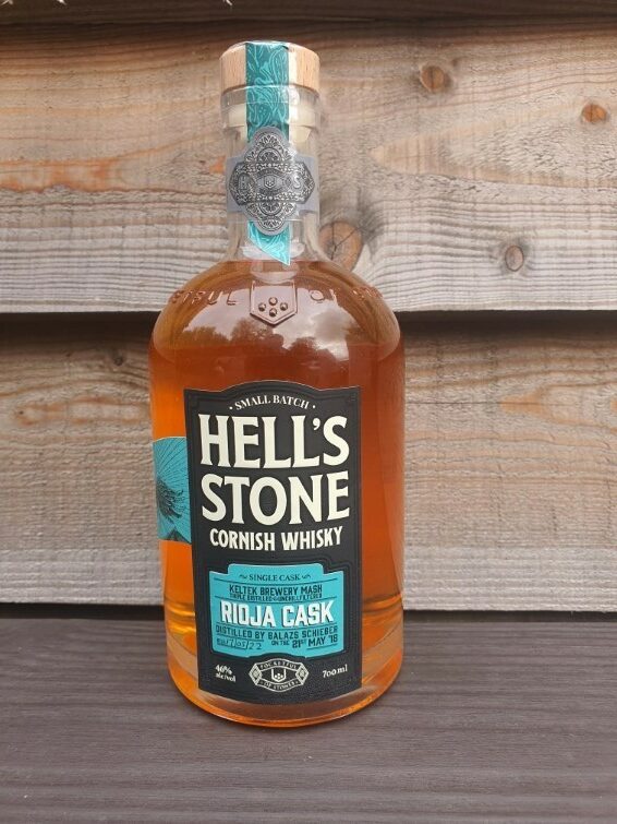 Hell's Stone Cornish Whisky - Rioja Cask 70cl 46%