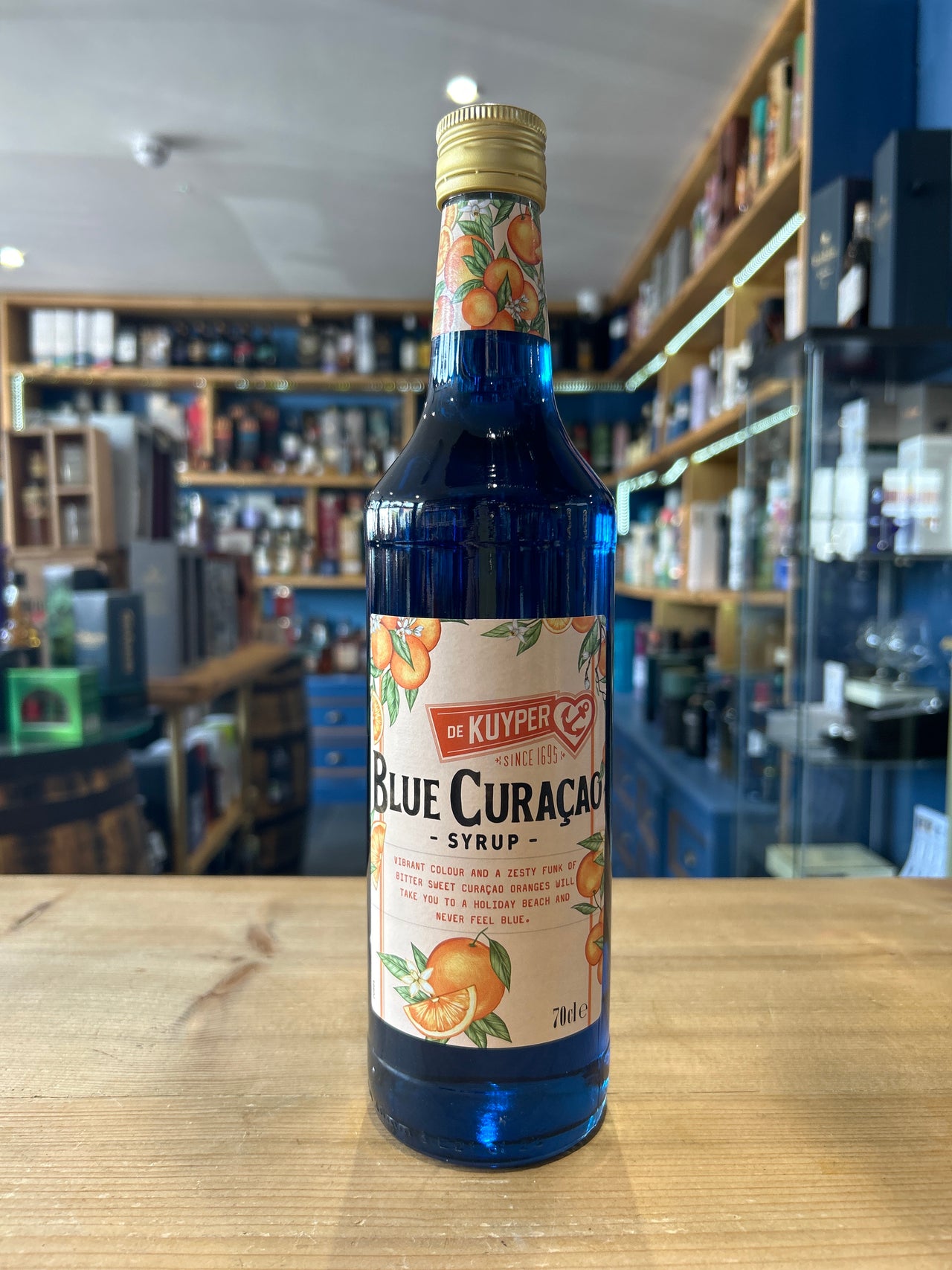 De Kuyper Blue Curacao Syrup 70cl