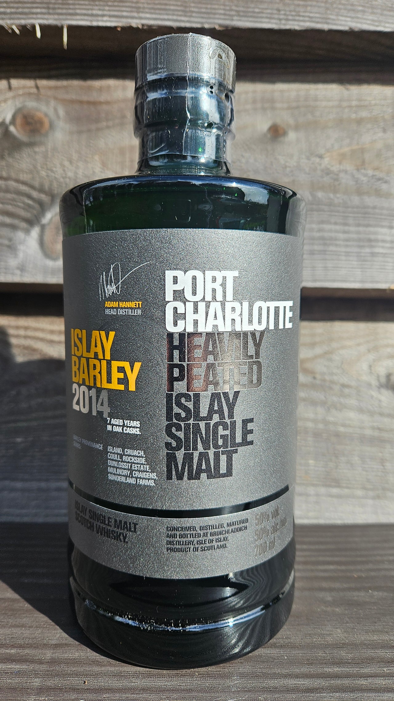 Port Charlotte Islay Barley 2014 Heavily Peated 7 Year Old 70cl 50%