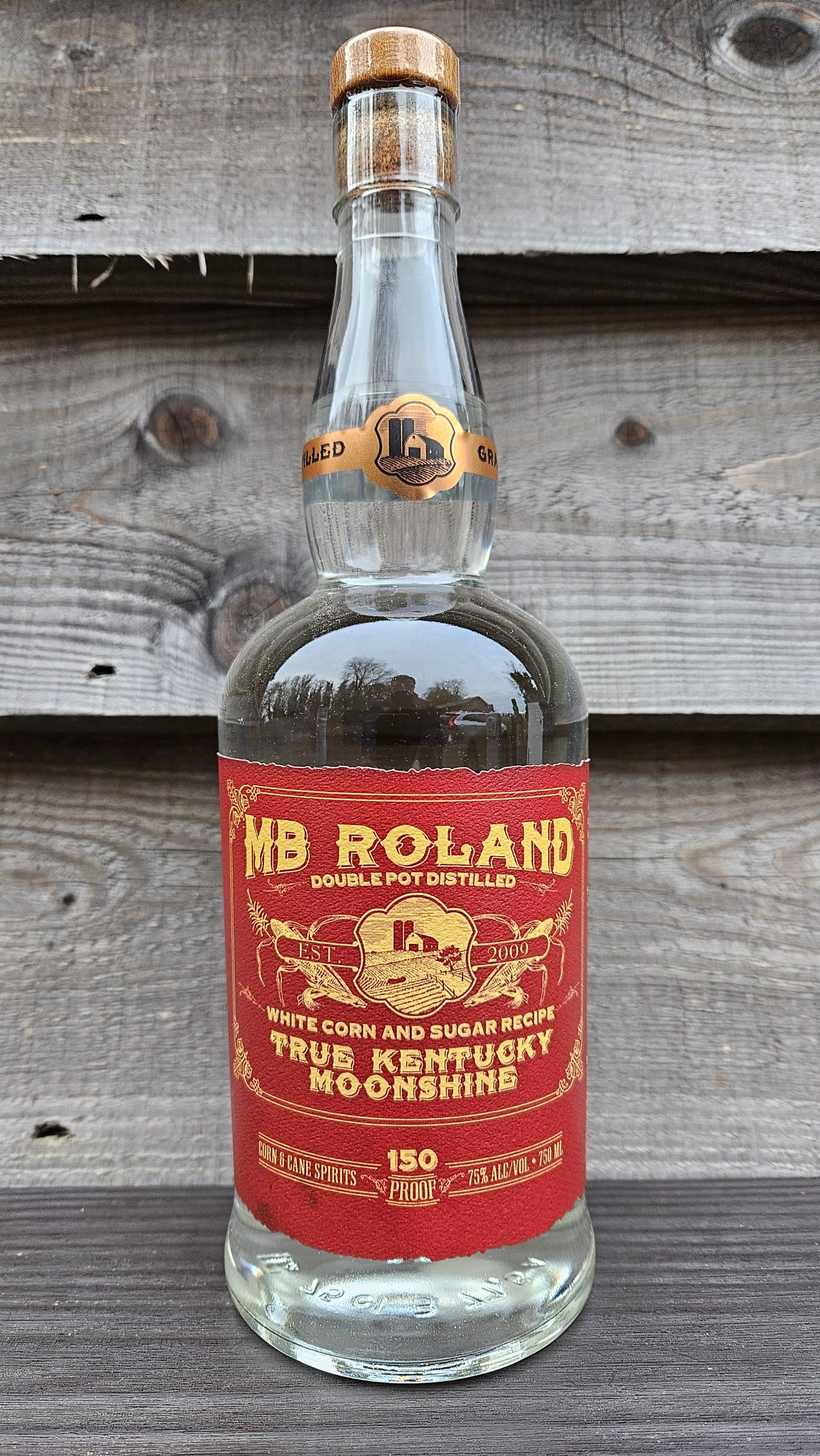 MB Roland True Kentucky Moonshine 150 Proof 75cl 75%