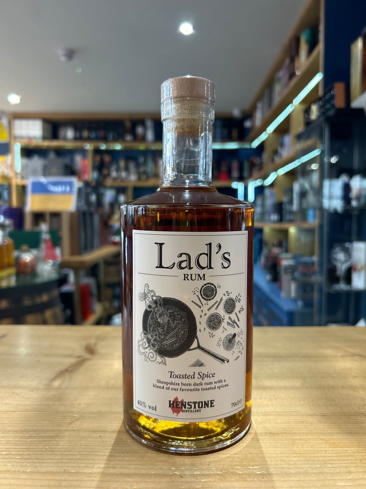 Henstone Lad's Rum Toasted Spice 70cl 41%