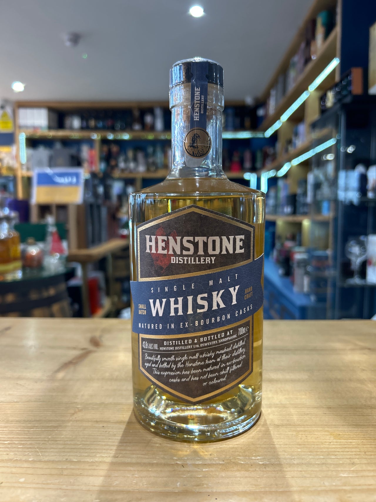 Henstone English Single Malt Whisky 70cl 43.8%