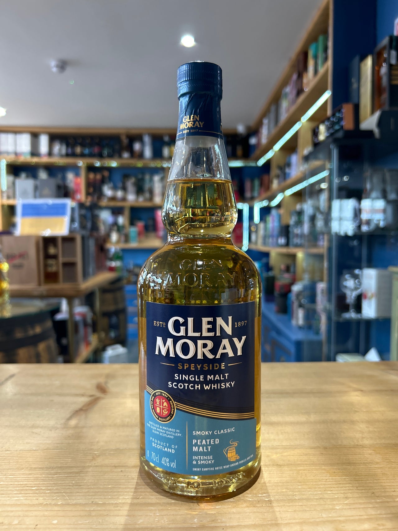 Glen Moray Peated Smoky Classic 70cl 40%