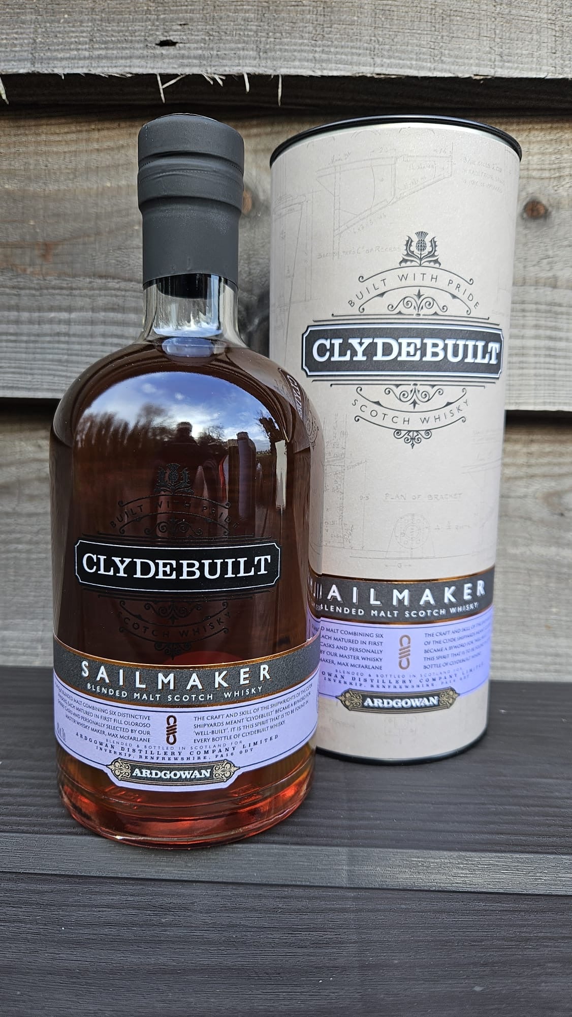 Ardgowan Clydebuilt Sailmaker Blended Malt Whisky 70cl 48%