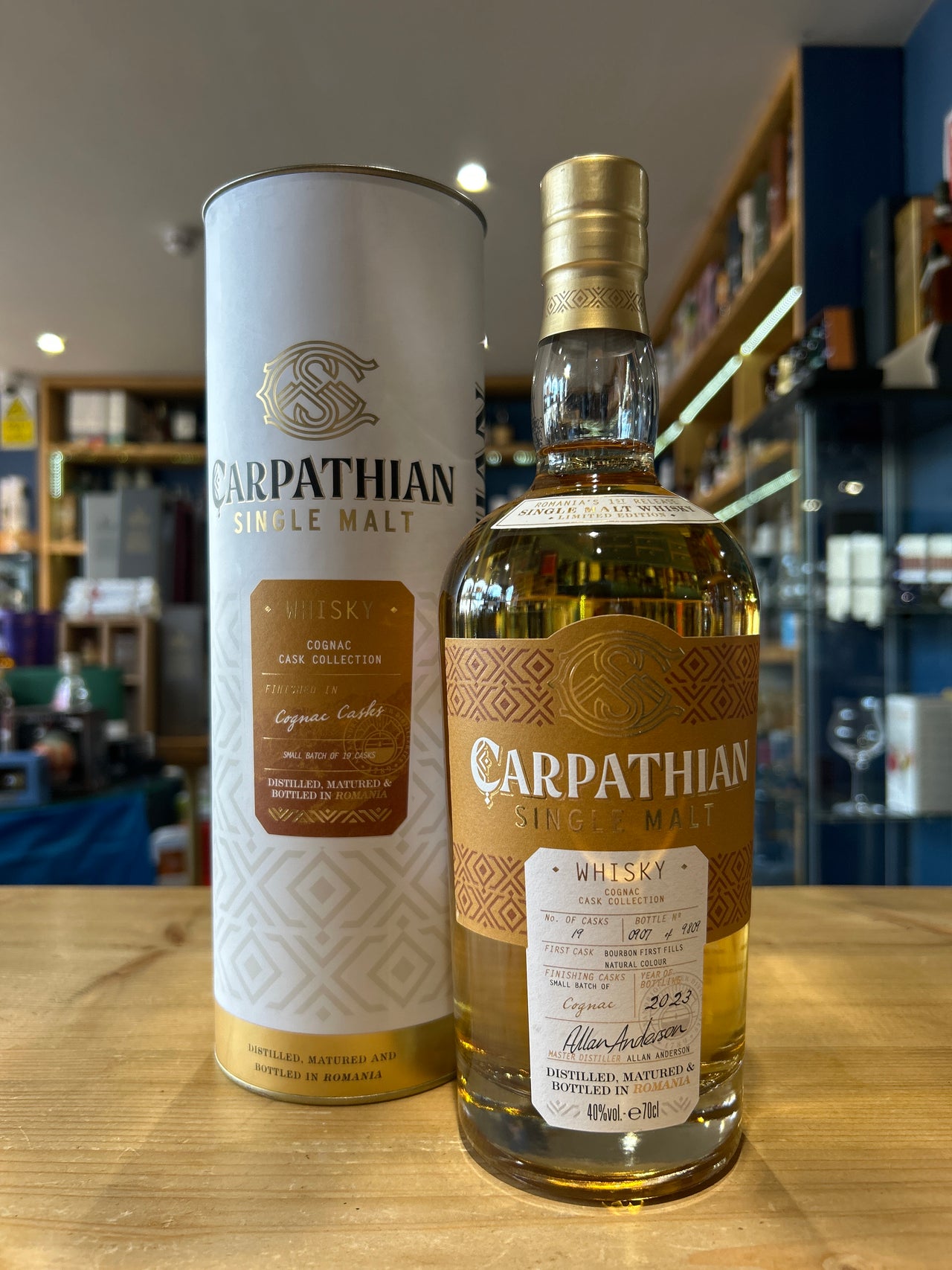 Carpathian Romanian Single Malt Whisky Cognac Cask 70cl 46%