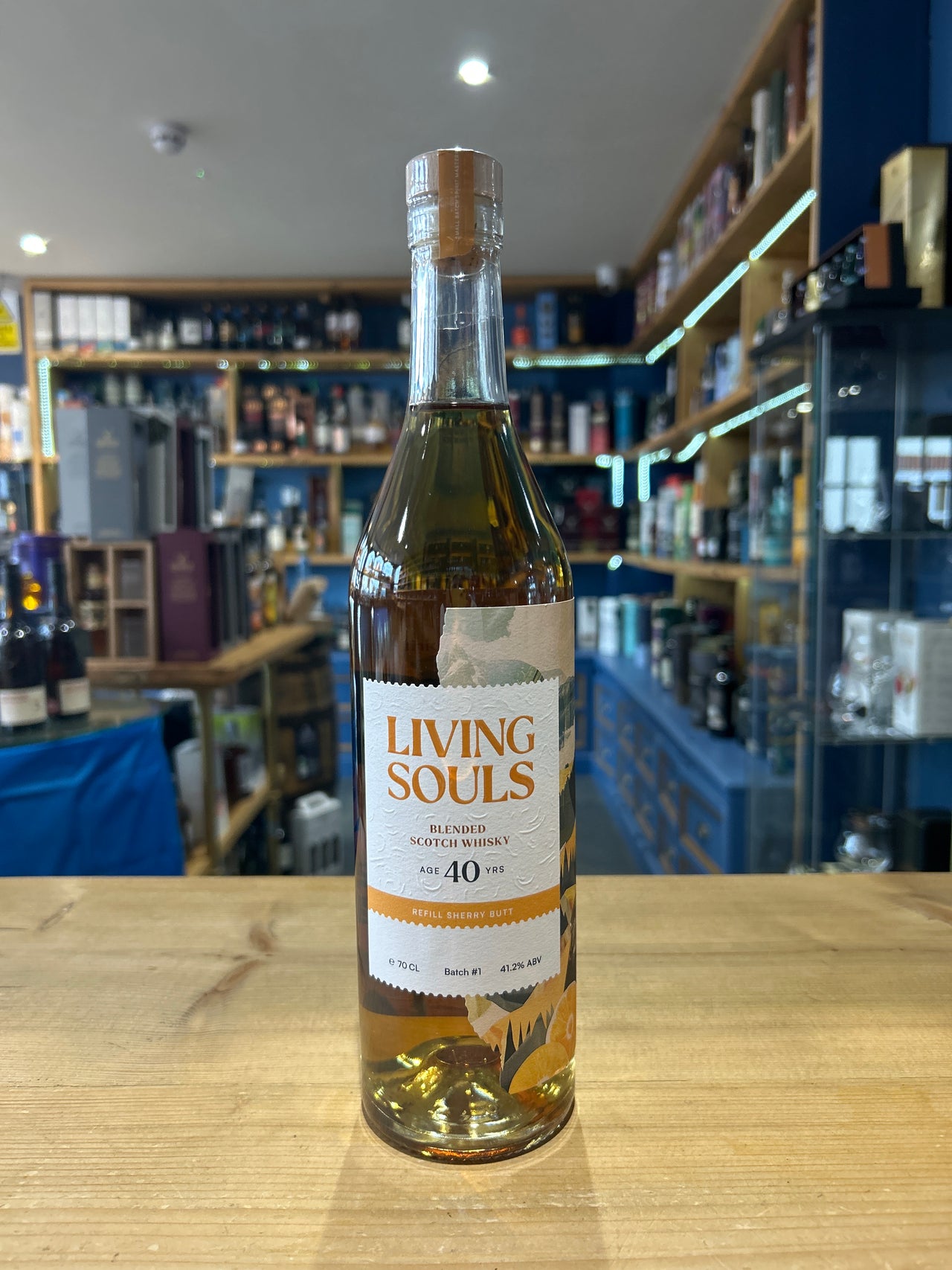 Living Souls Aged 40 Years Refill Sherry Butt Blended Scotch Whisky 70cl 41.2%