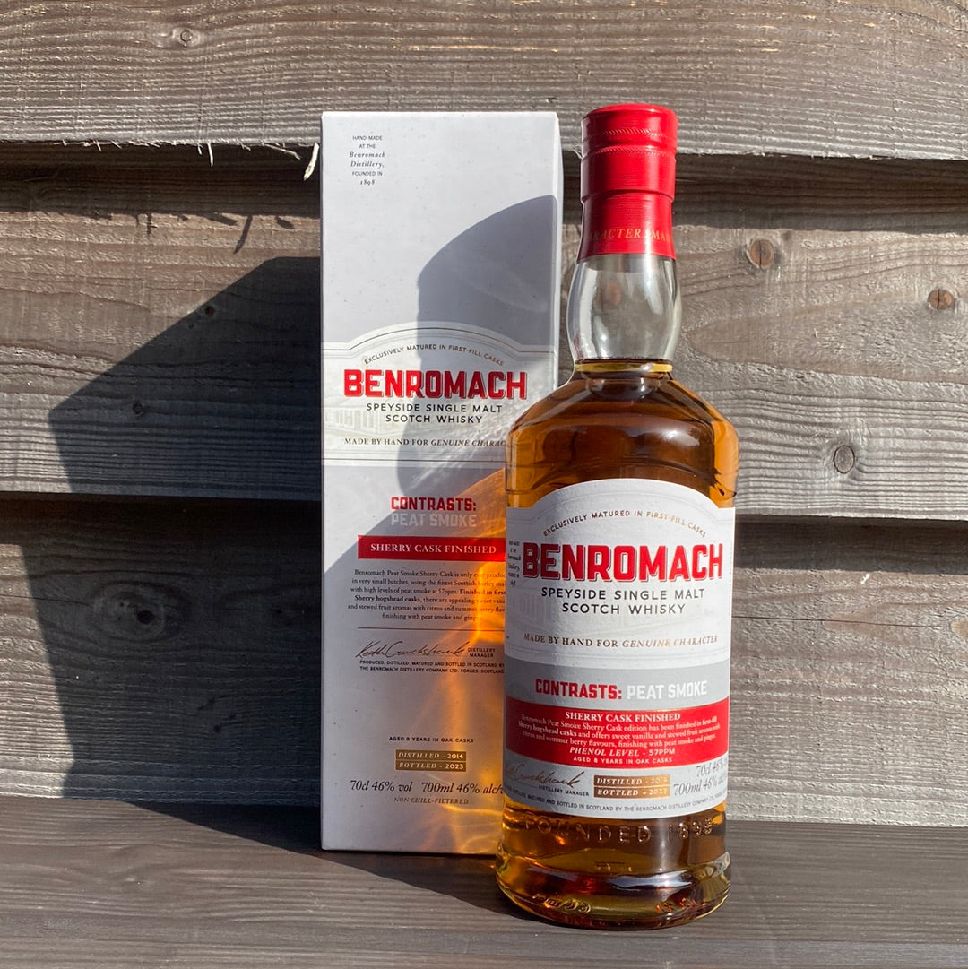 Benromach Contrasts Peat Smoke Sherry Cask Matured 70cl 46%