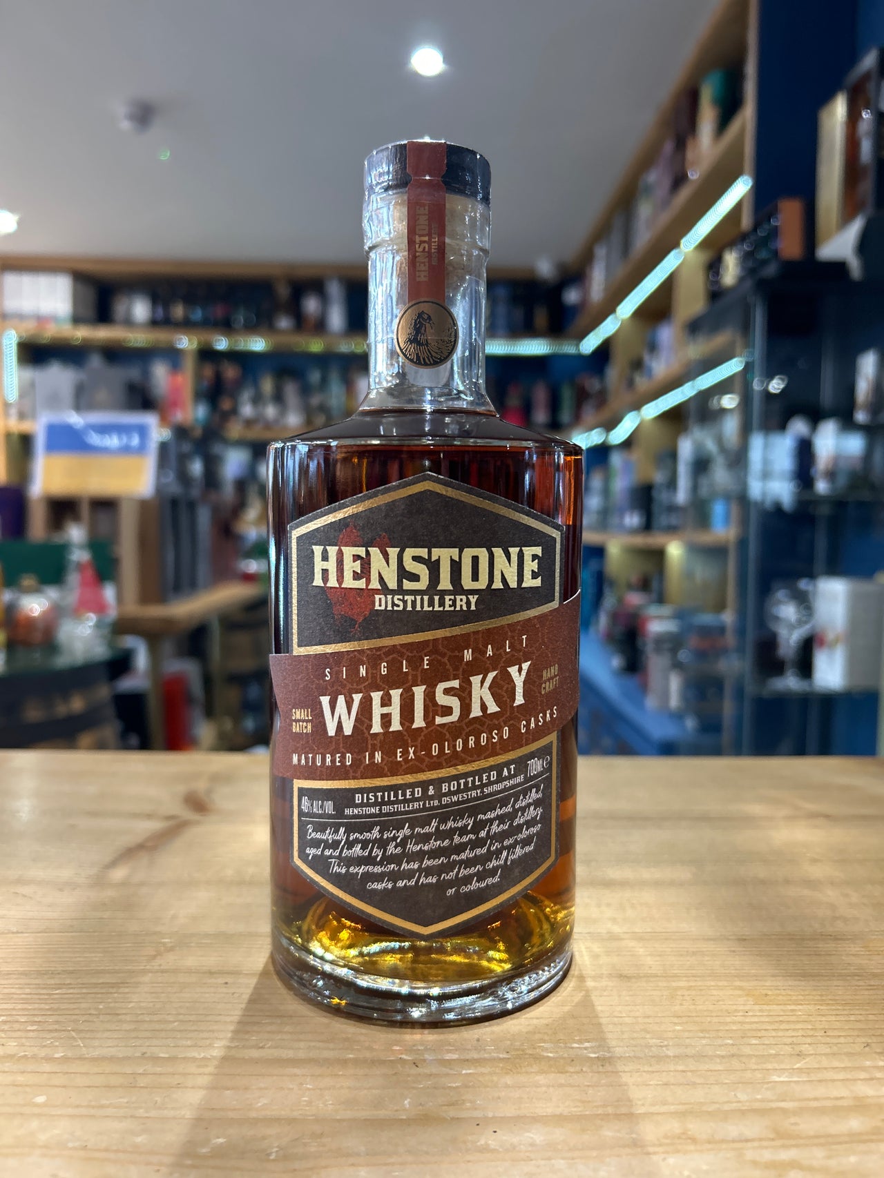 Henstone English Single Malt Whisky Ex-Oloroso Cask 70cl 46%