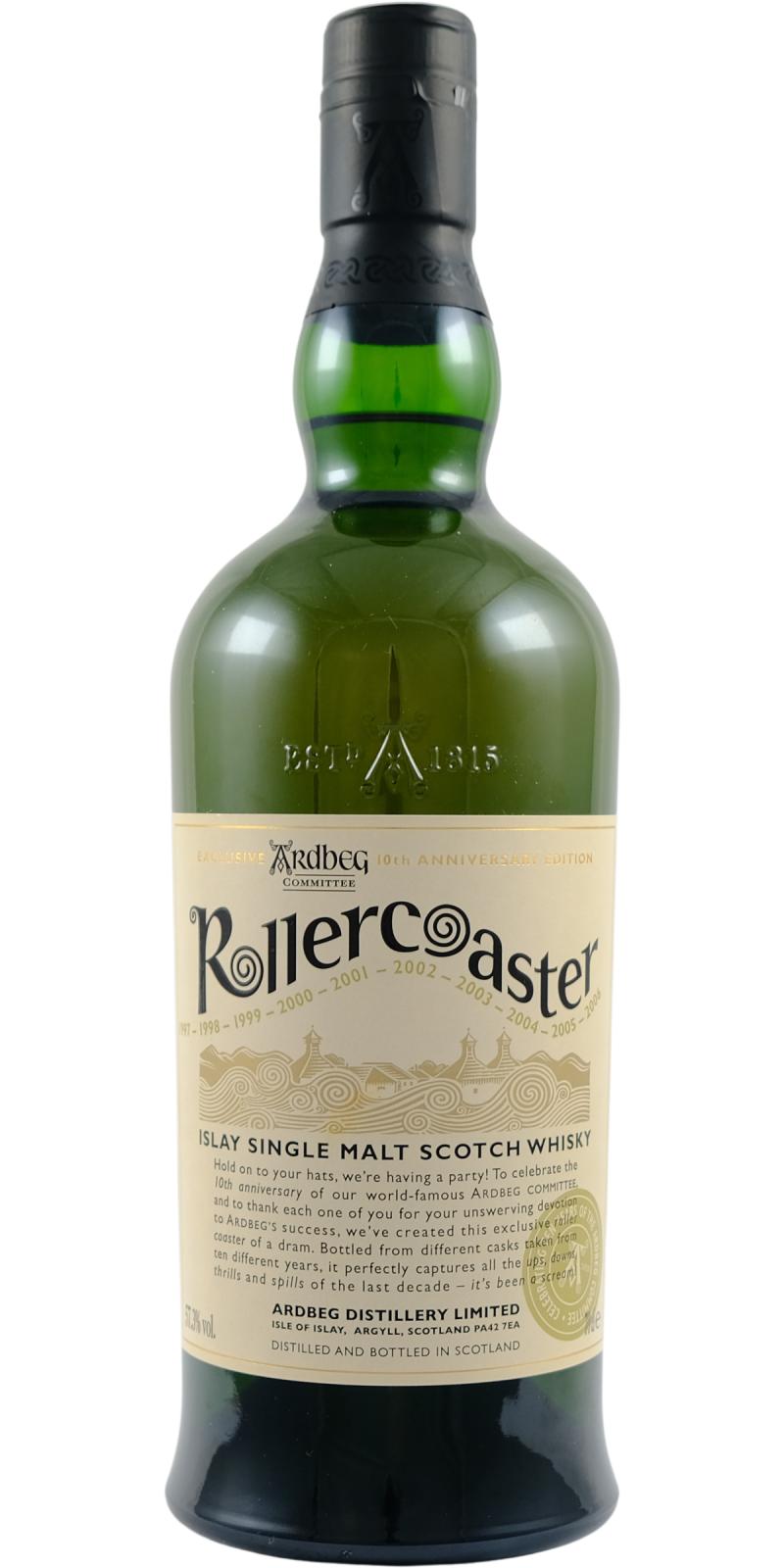 Private Collection - Ardbeg Rollercoaster Committee 70cl 57.3%