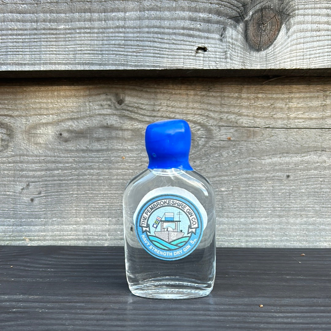 The Pembrokeshire Gin Co. Navy Strength Dry Gin 5cl 57%