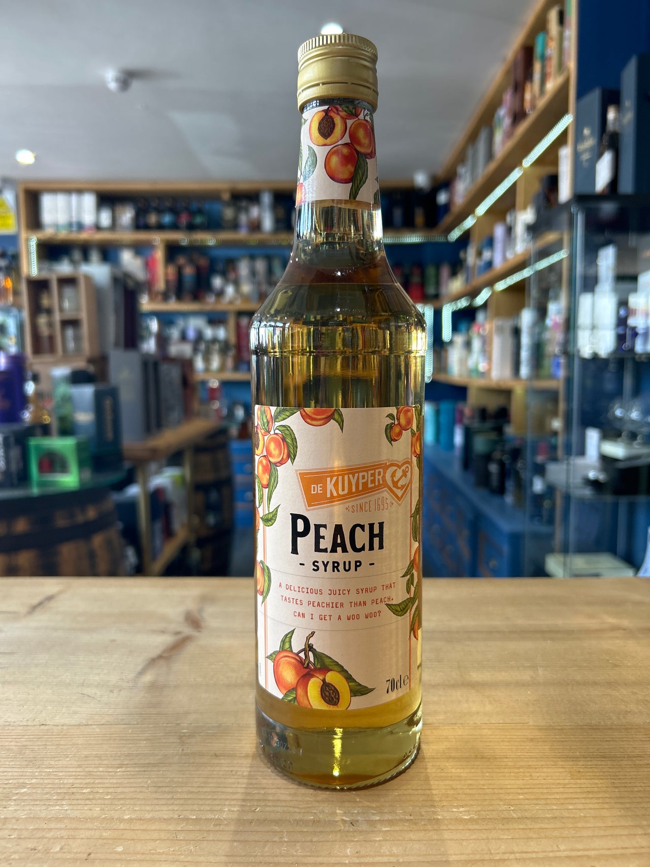 De Kuyper Peach Syrup 70cl