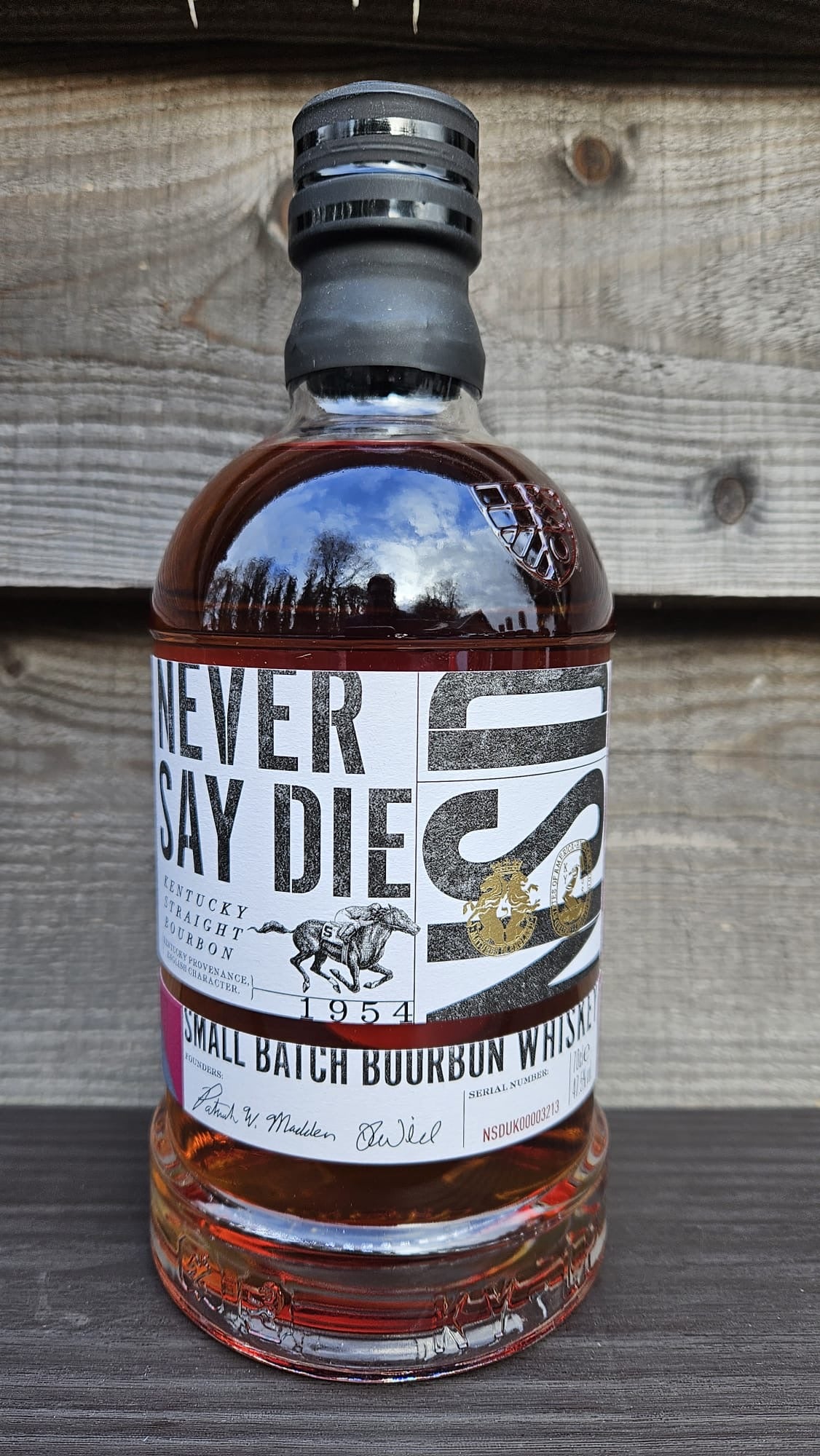 Never Say Die Small Batch Bourbon Whiskey 70cl 47.5%