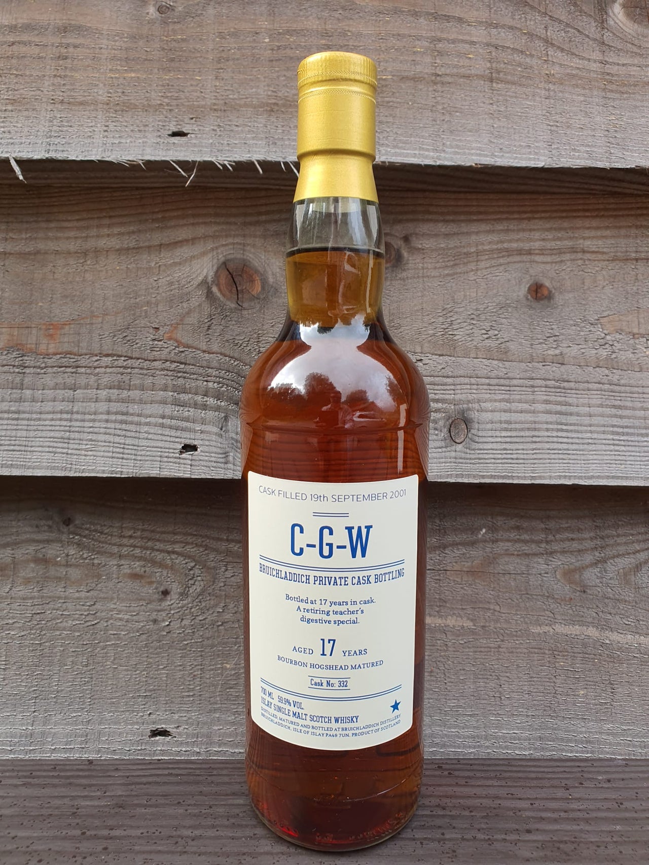 Private Collection Bruichladdich 17 Year Old Private Cask Bottling C-G-W 70cl 59.9%