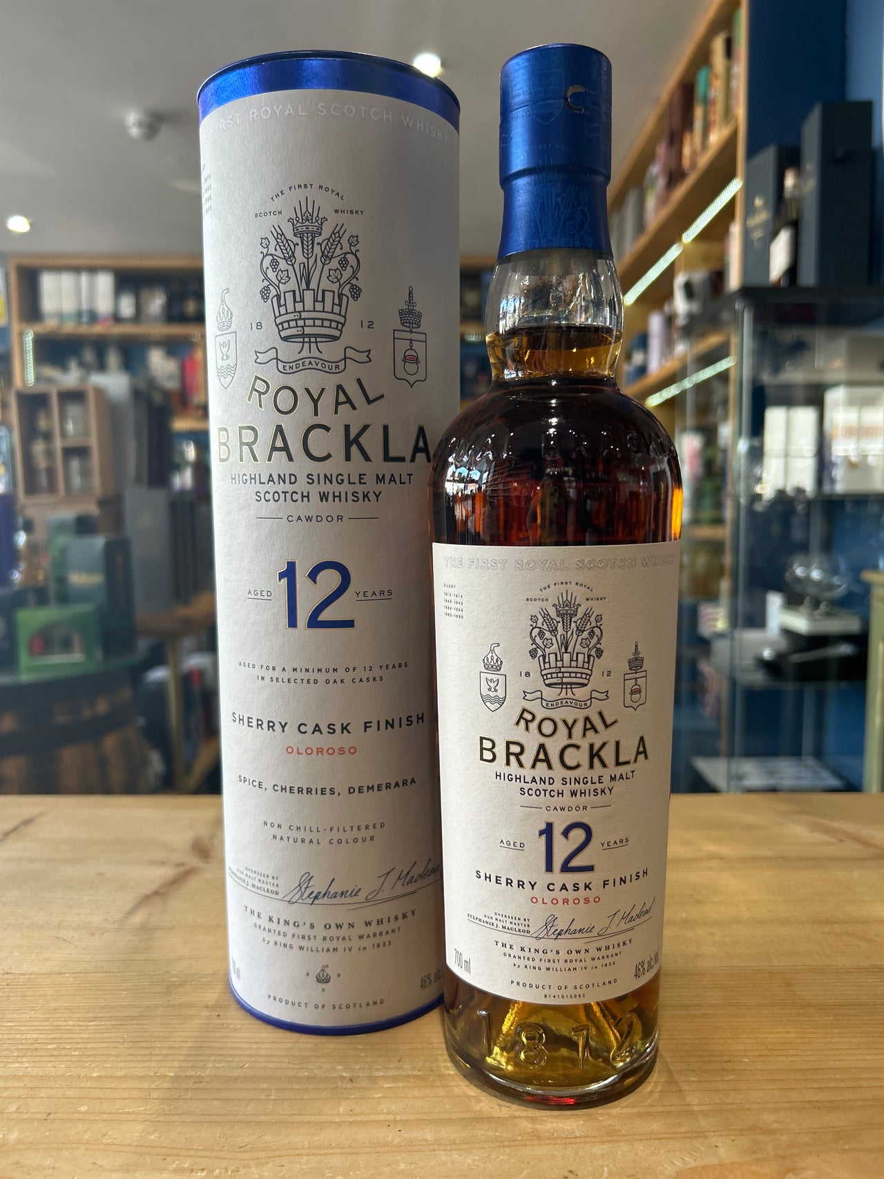 Royal Brackla 12 Year Old Oloroso Sherry Finish Malt Whisky 70cl 46%