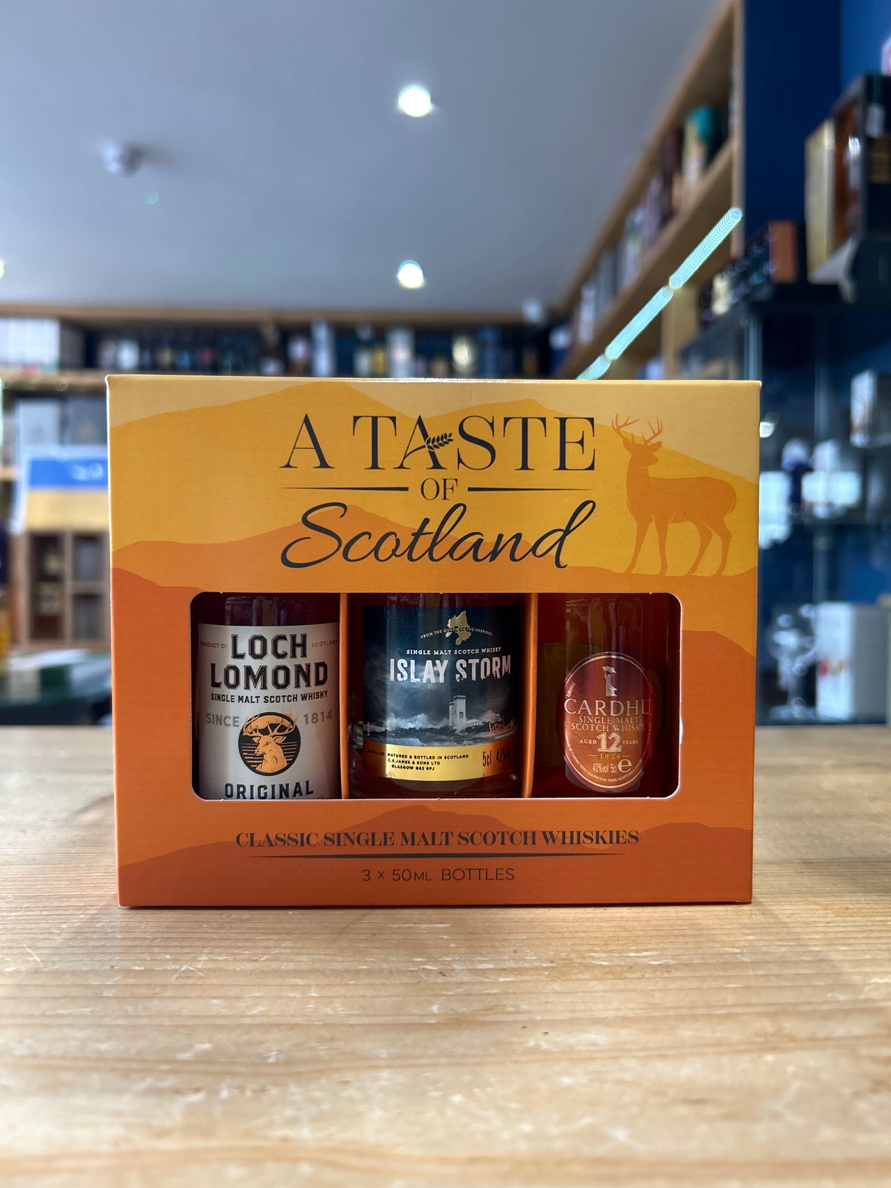 A Taste of Scotland 3 x 5cl SIngle Malt Whisky Gift Set