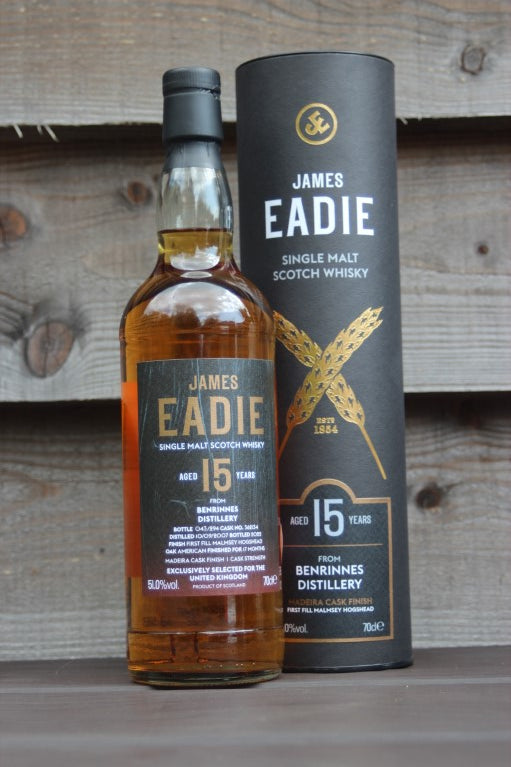 James Eadie Benrinnes Madeira Cask Finish Aged 15 Years 70cl 51%