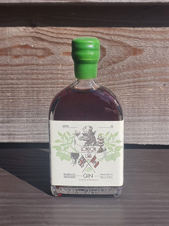London to Lima Mulberry & Coca Peruvian Gin Liqueur 5cl 36.8%