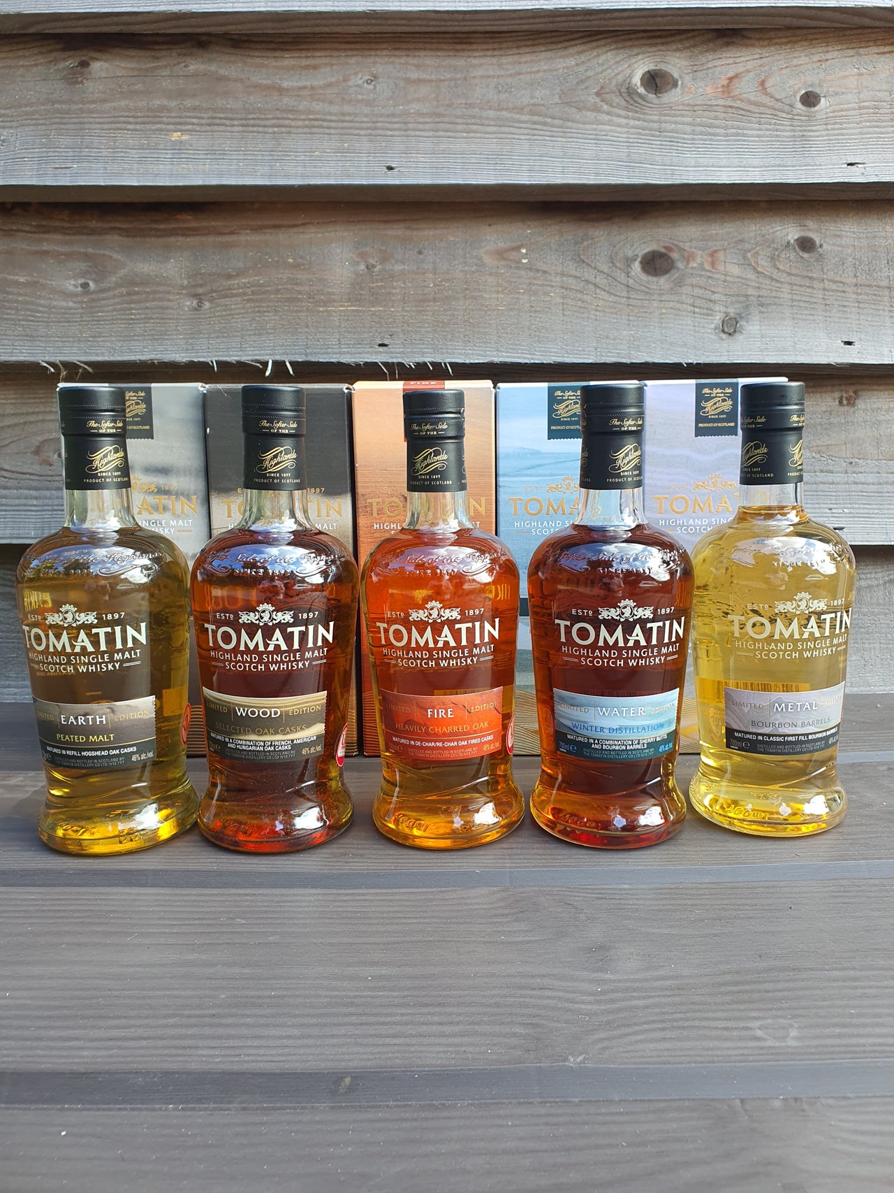 Private Collection - Tomatin Five Virtues Limited Edition Set - 5 x 70cl