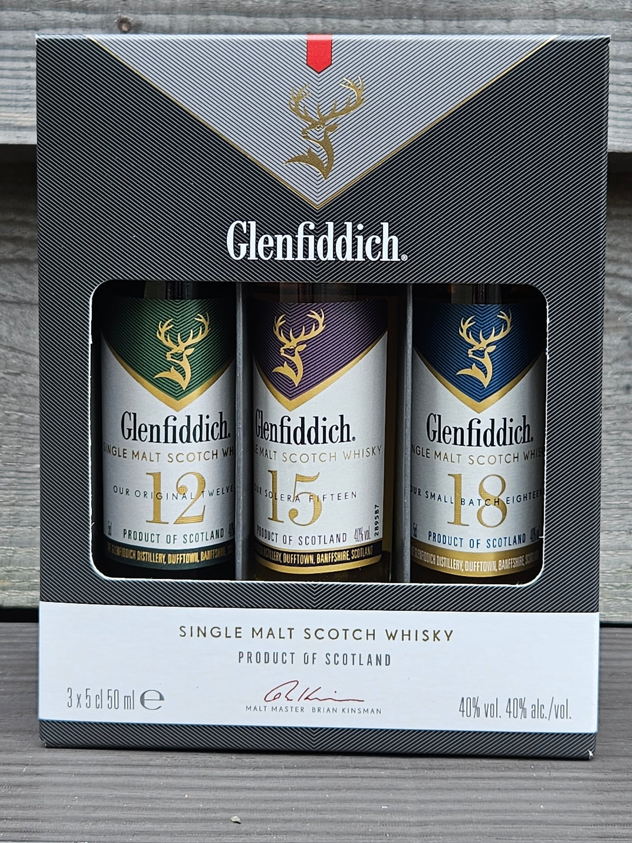 Glenfiddich Tasting Gift Pack 3 x 5cl