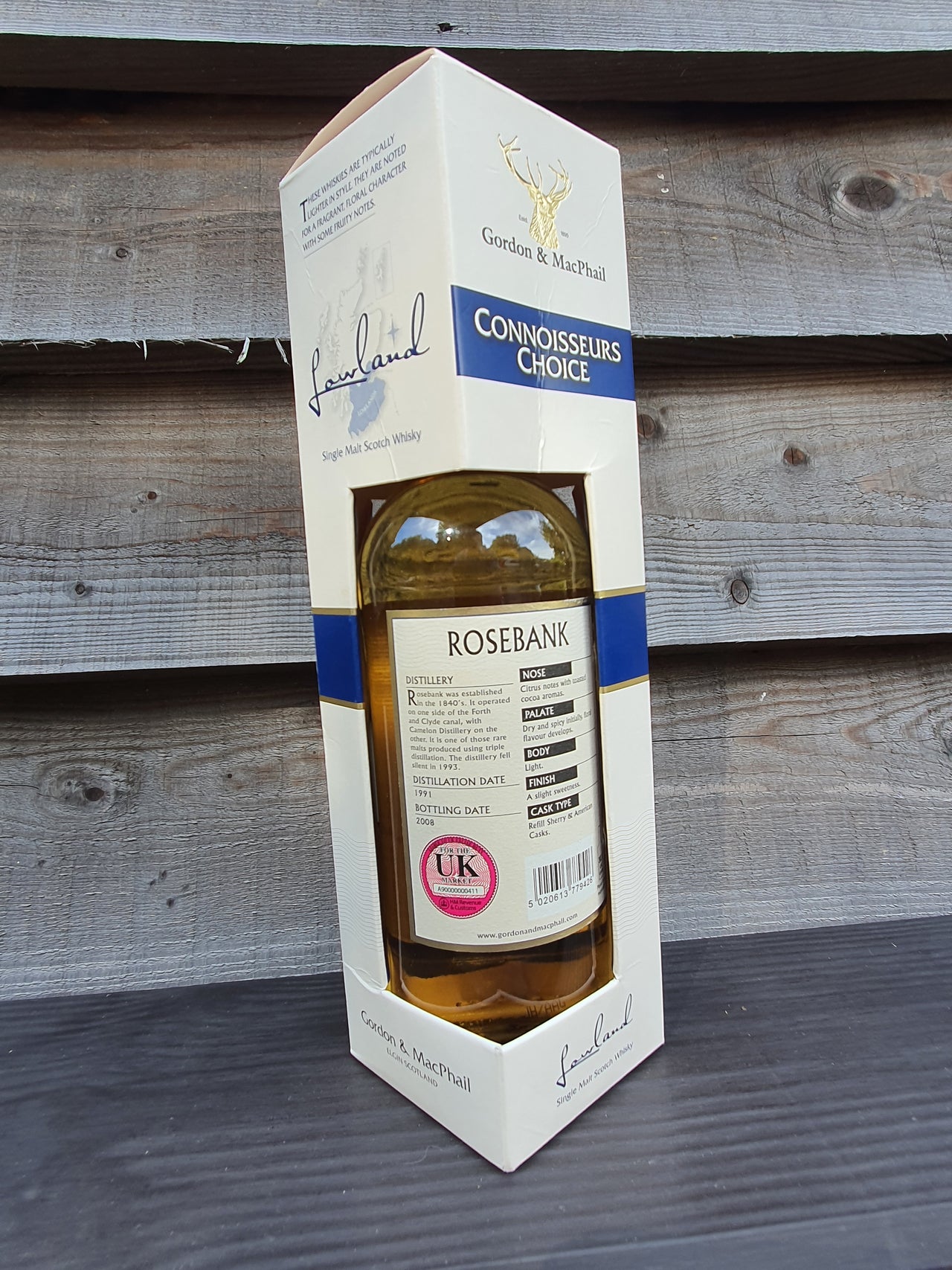 Private Collection Rosebank 1991 17 year old Gordon and MacPhail Connoisseurs Choice 70cl 40%