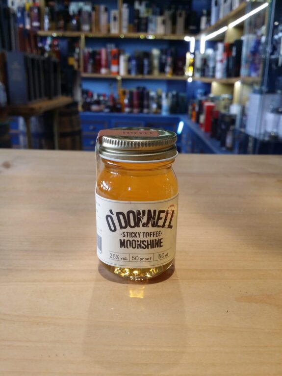 O'Donnell Moonshine Jar- Sticky Toffee 5cl 25%