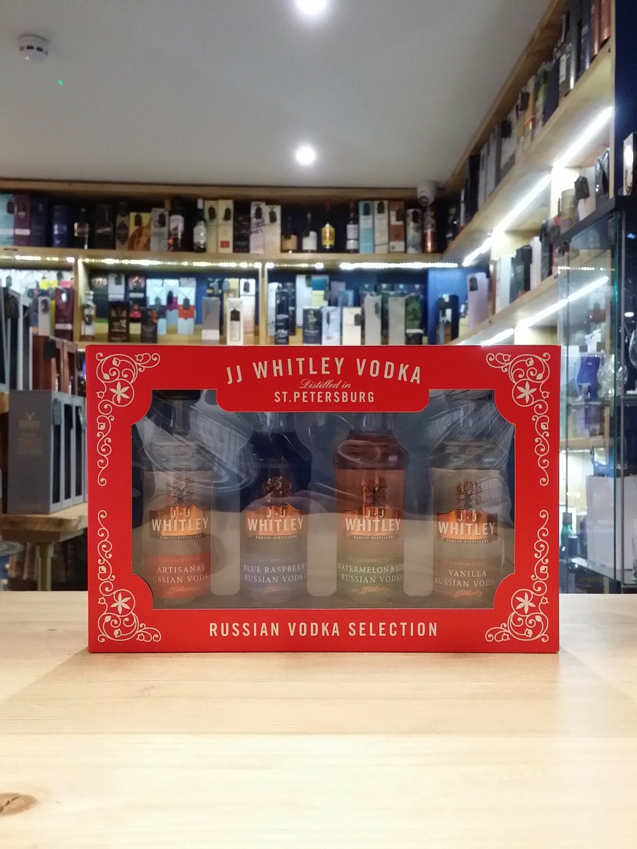 J J Whitley Russian Vodka Selection 4 x 5cl