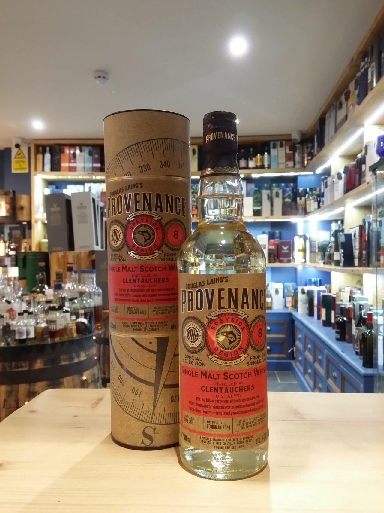 Douglas Laing's Provenance Glentauchers 8 Year Old 70cl 46%