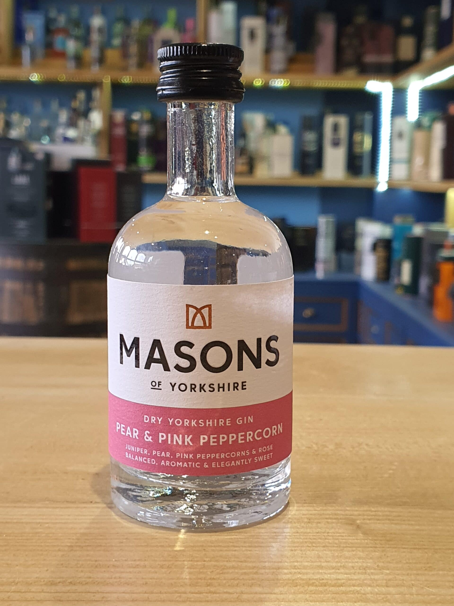 Masons Pear & Pink Peppercorn Dry Yorkshire Gin 5cl 42%