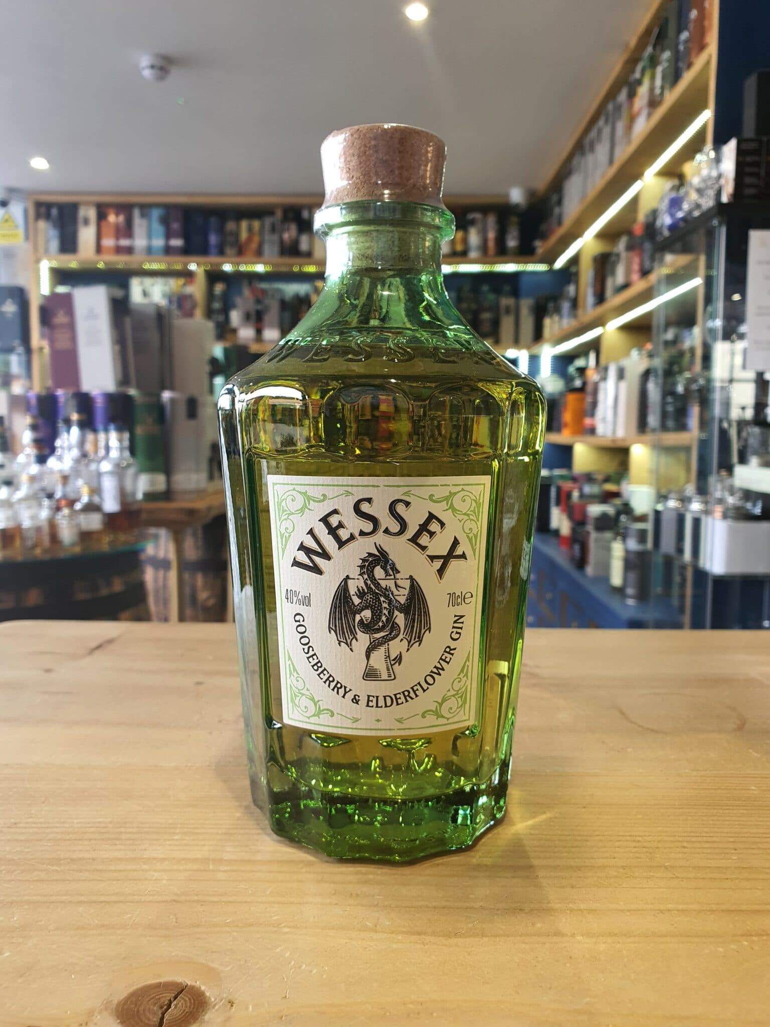 Wessex Distillery Gooseberry & Elderflower Gin 70cl 40%