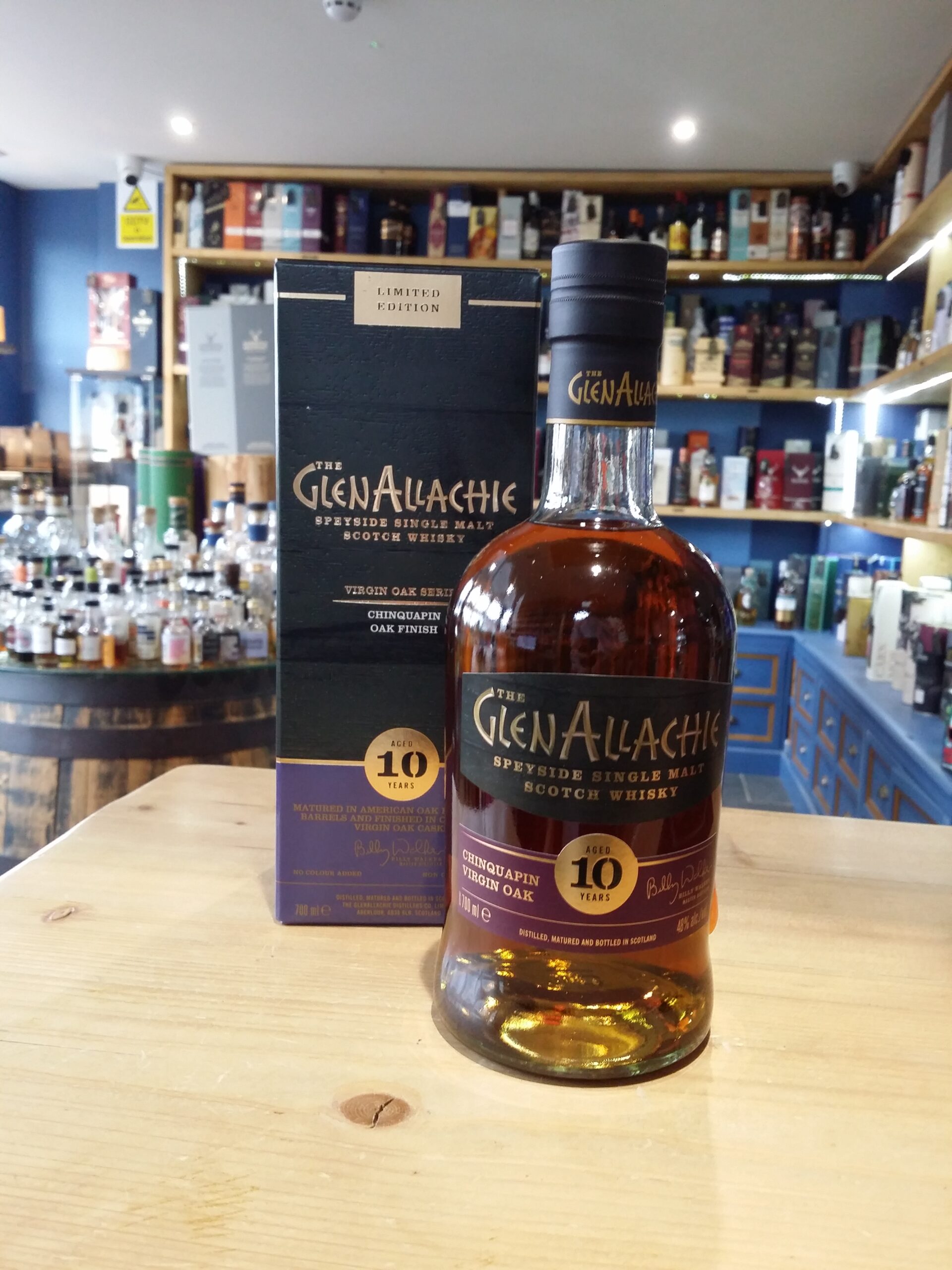 GlenAllachie 10 Year Old Chinquapin Oak Finish 70cl 48%