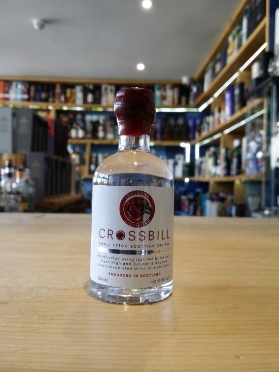 Crossbill Small Batch Scottish Dry Gin 5cl 43.8%