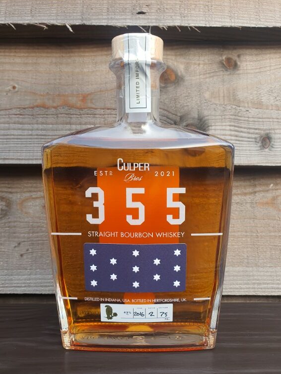 Culper 355 Straight Bourbon 70cl 43%