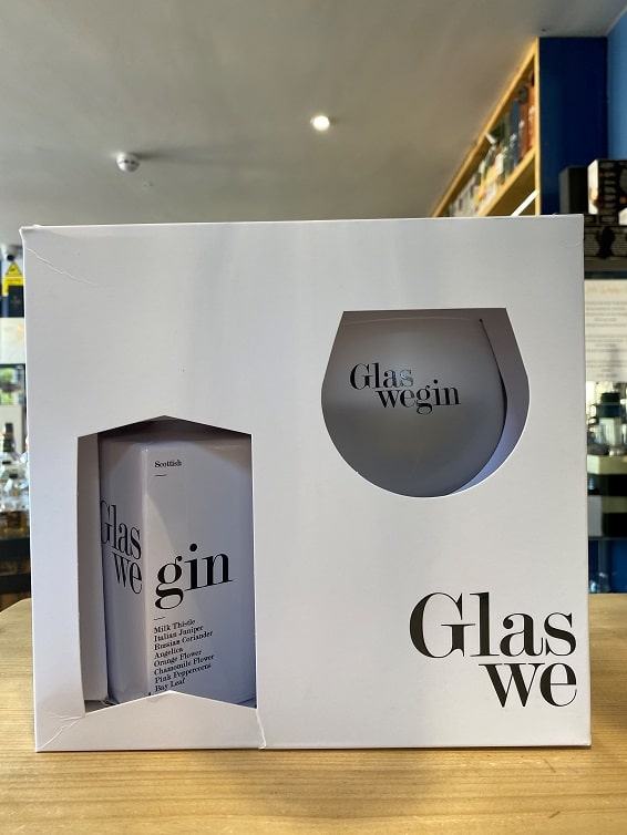 Glaswegin Gift Set 70cl Bottle and Gin Glass 41.1%