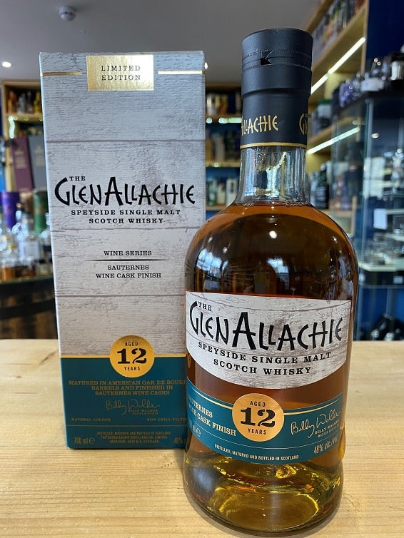 GlenAllachie 12 Year Old Sauternes Wine Cask Finish 70cl 48%