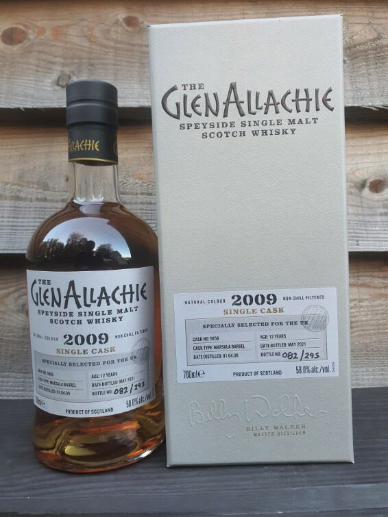 GlenAllachie Single Cask Marsala Barrel 2009 Aged 12 Years (Cask 5856) 70cl 58%