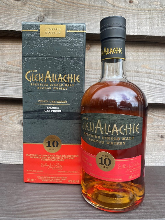 GlenAllachie 10 Year Old Spanish Oak Finish 70cl 48%