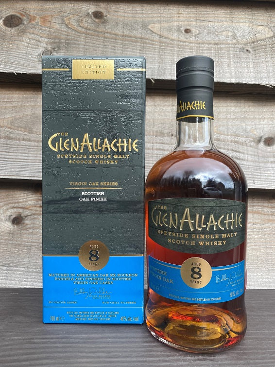 GlenAllachie 8 Year Old Scottish Oak Finish 70cl 48%