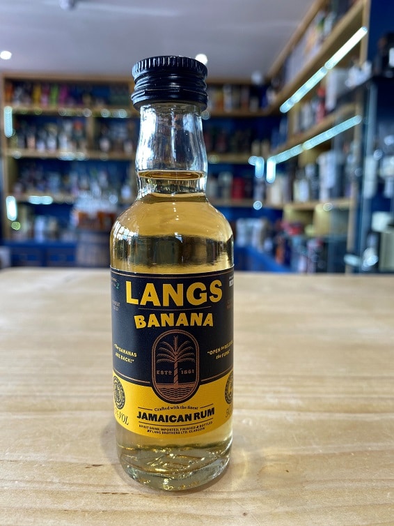 Langs Banana Jamaican Rum 5cl 37.5%