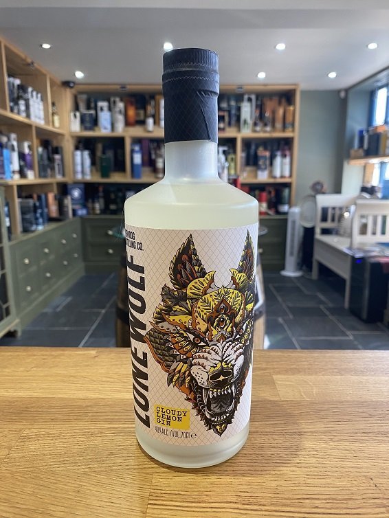 Lone Wolf Cloudy Lemon Gin 40% 70cl