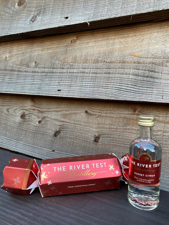 River Test Distillery Sunset Citrus Gin Cracker 5cl 42%