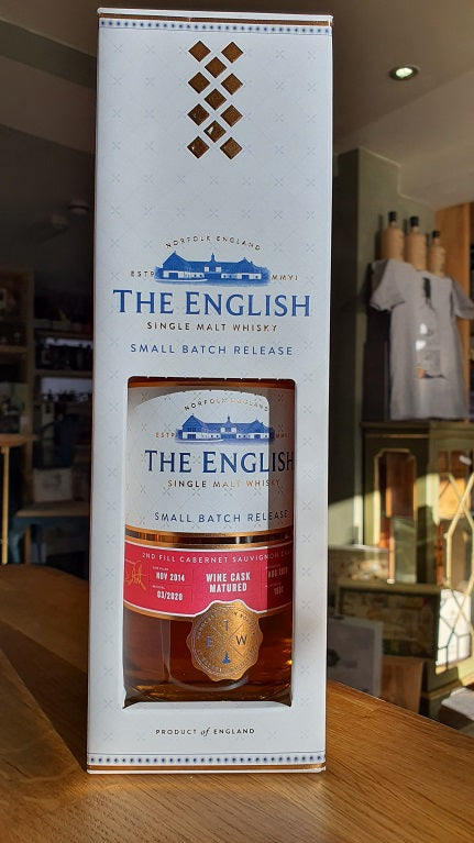 English Whisky Cabernet Sauvignon Wine Cask Matured 2020 70cl 46%