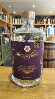 Thunderflower Devon Dry Gin 70cl 42%