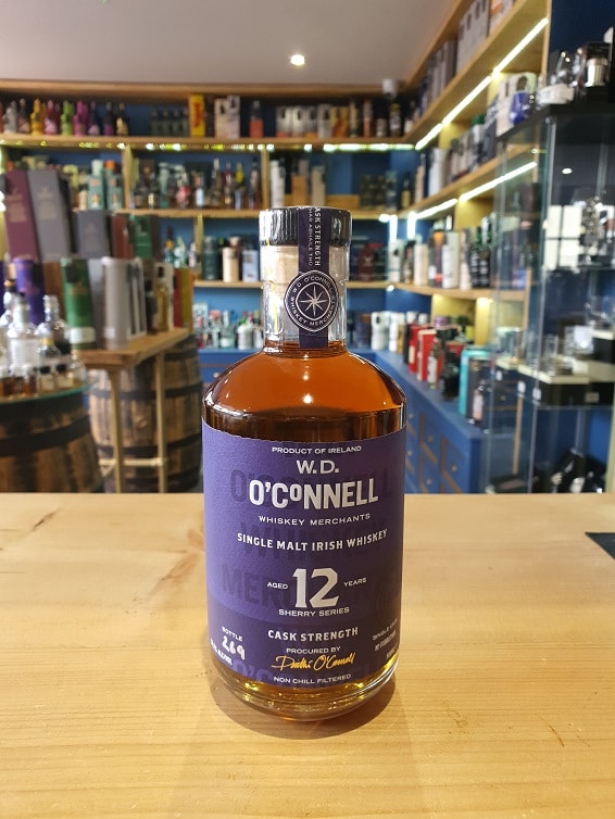 W.D. OCONNELL 12 YEAR OLD ALL SHERRY CASK STRENGTH 50cl 59.2%