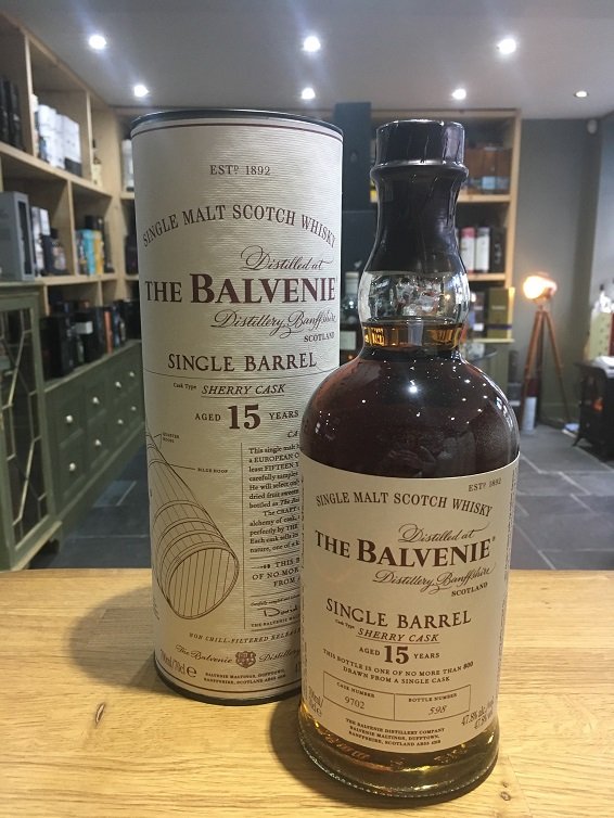 Balvenie Single Barrel 15 Year Old Sherry Cask No 4255 70cl 47.8%