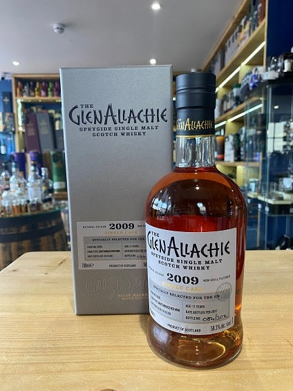 GlenAllachie Single Cask Grattamacco Red Wine Barrel 2009 Aged 11 Years (cask 5000) 70cl 58.3%