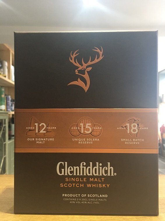 Glenfiddich Gift Set 3 x 20cl