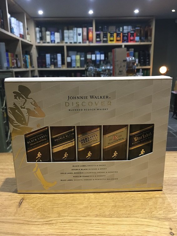 Johnnie Walker Discover Pack 5 x 5cl bottles