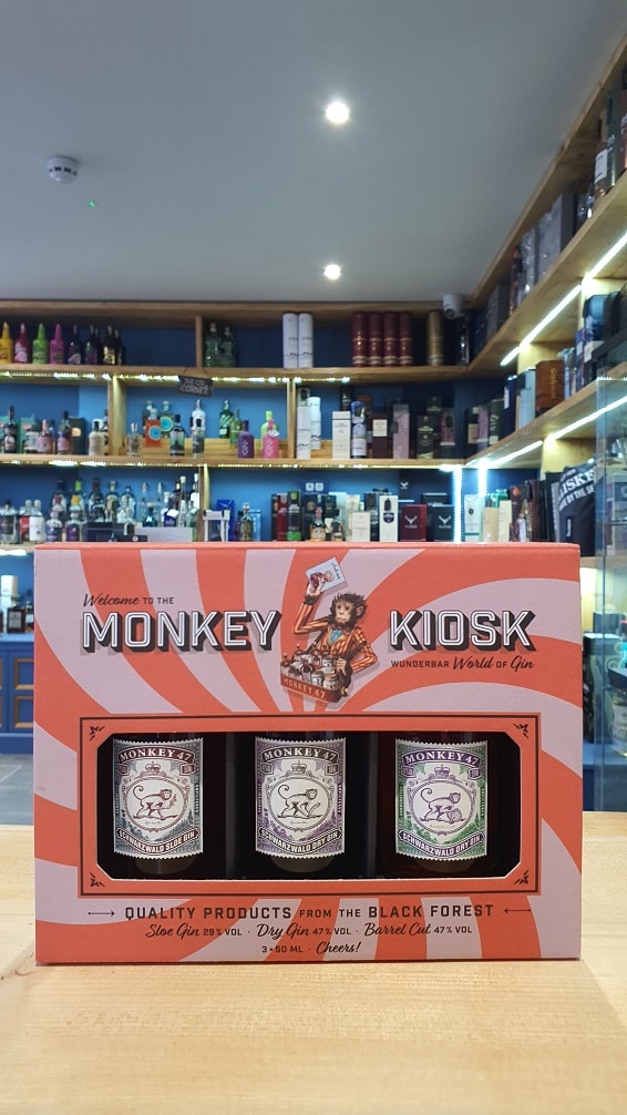 Monkey 47 - Monkey Kiosk 3 x 5cl Gin